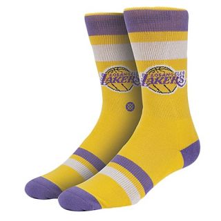 Stance NBA Team Socks   Mens   Basketball   Accessories   Los Angeles Lakers   Yellow/Multi