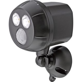 Mr. Beams Motion-Activated Wireless LED Spotlight — 300 Lumens, Brown, Model# MB390  Indoor   Outdoor Lighting