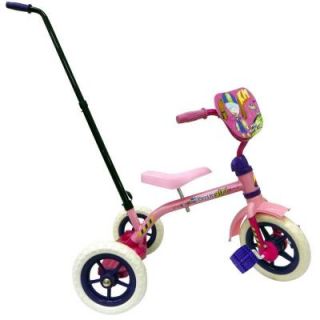 Kid Meteor Galctic Girl Simple Steering Tricycle, 10 in. front Wheel, Girl's Trike in Pink KM013