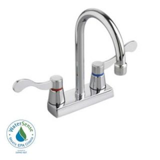 American Standard Heritage 4 in. Centerset 2 Handle Bathroom Faucet in Polished Chrome 7400.172H.002
