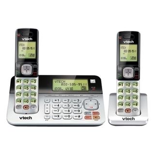 VTech CS6859 2 DECT 6.0 Expandable Cordless Phone with Answering Syst