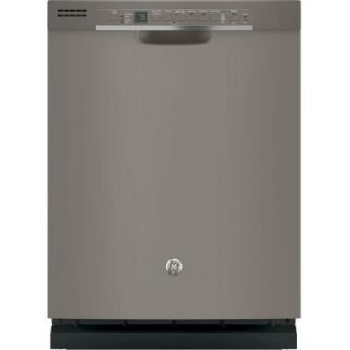 GE Front Control Dishwasher in Slate with Steam Cleaning GDF610PMJES