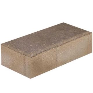 Pavestone 4 in. x 8 in. 60 mm Tan Brown Holland Concrete Paver 21733