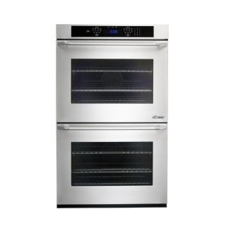 Dacor Self Cleaning with Steam Convection Double Electric Wall Oven (Stainless Steel) (Common: 30 in; Actual 29.875 in)