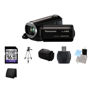 Panasonic HC V250 Black Full HD Camcorder and 32GB Card Bundle