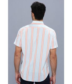 Nautica Striped S S Button Down Shirt