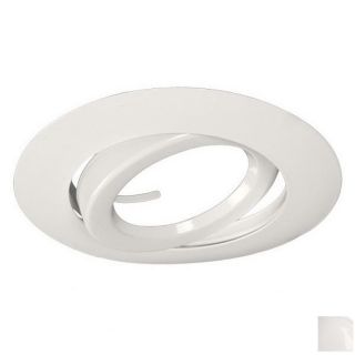 Galaxy White Gimbal Recessed Light Trim (Fits Housing Diameter: 6 in)