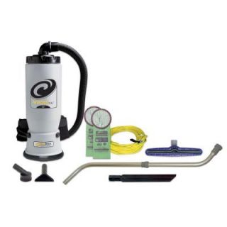 ProTeam Aviation Backpack Vacuum with 14 in. Multi Surface Floor Tool and Telescoping Wand 107156