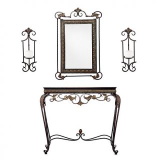 Kimberly Console/Mirror/Sconce Pair   4 Piece Set   7303535