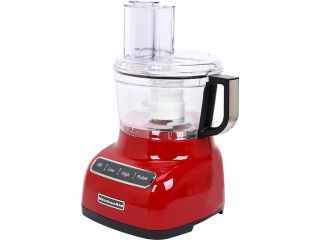 KitchenAid KFP0711ER Empire Red 7 Cup Food Processor with ExactSlice System 3 Speeds