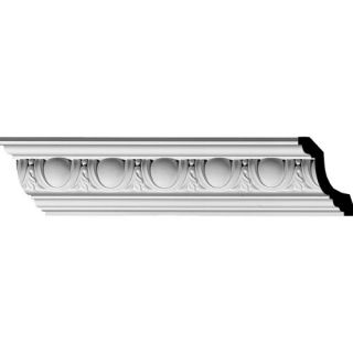 94 5/8W x 2 1/2D Egg and Dart Crown Moulding
