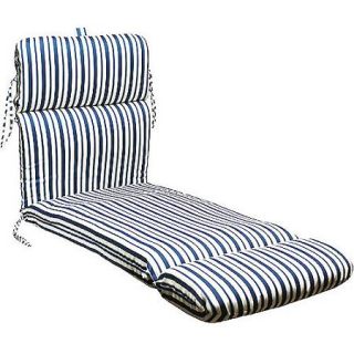 Jordan Manufacturing Stripe Deluxe Chaise Cushion, Multiple Colors