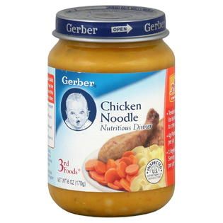 Gerber  3rd Foods Dinner, Chicken Noodle, Crawler, 6 oz (170 g)