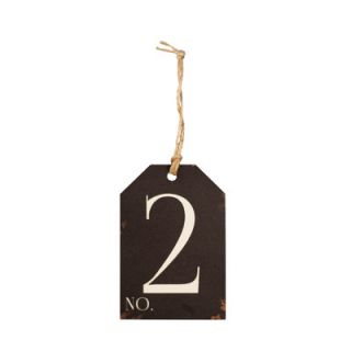 Wood Number Tag by American Mercantile