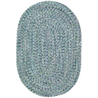 Capel Sea Pottery Blue Variegated Outdoor Area Rug