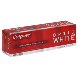 Colgate Palmolive Optic White Toothpaste, Sparkling Mint, 4 oz (113 g)