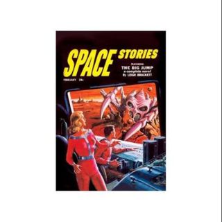 Space Stories: Space Monster Attack Print (Unframed Paper Poster Giclee 20x29)
