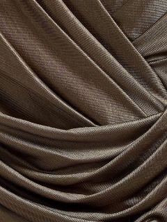 Ariella Mocha grace jet laque jersey long dress Brown