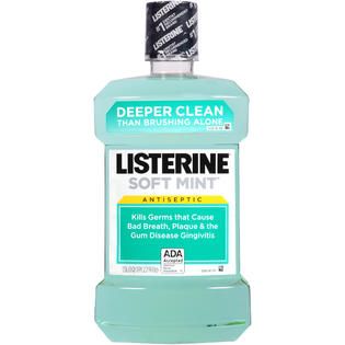 Listerine Soft Mint Antiseptic Adult Mouthwash 1.5 L PLASTIC BOTTLE