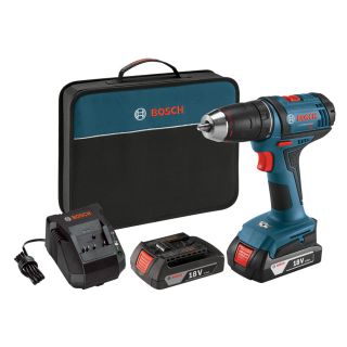 Bosch 18 Volt Lithium Ion (Li ion) 1/2 in Cordless Drill with Battery and Soft Case