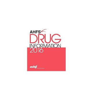 AHFS Drug Information 2016 (Paperback)