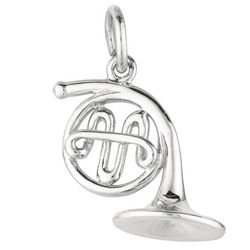 Sterling Silver French Horn Charm   Shopping   Big Discounts