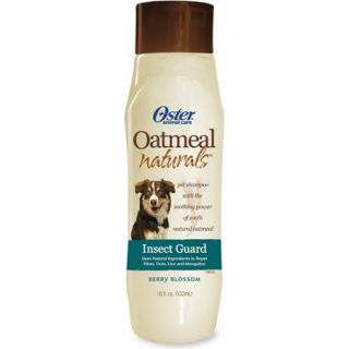 Oster Oatmeal Naturals Insect Guard Pet Shampoo, Berry Blossom, 18 fl oz