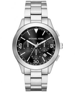 Michael Kors Mens Chronograph Gareth Stainless Steel Bracelet Watch