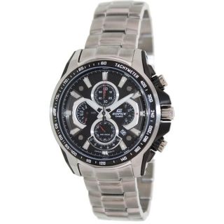 Casio Mens Edifice EF560D 1AV Silvertone Stainless Steel Quartz Watch
