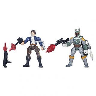 Disney Star Wars Hero Mashers Han Solo vs. Boba Fett   Toys & Games