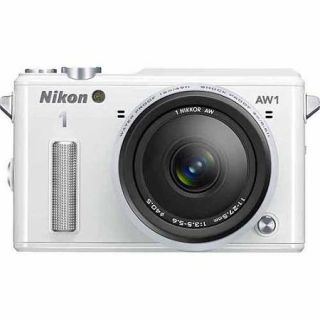 Nikon White AW1 Digital SLR Camera with 14.2 Megapixels and 11 27.5mm Lens Included