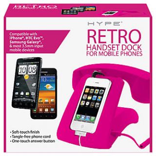 Hype ROTARY STYLE RETRO HANDSET   Pink   TVs & Electronics   Cell