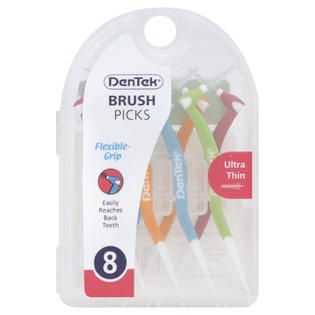 DenTek Brush Picks, Ultra Thin, 8 brush picks   Health & Wellness