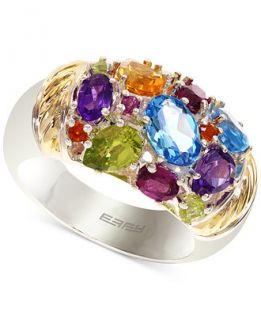 EFFY Multi Stone Ring in 18k Gold over Sterling Silver (3 1/3 ct. t.w