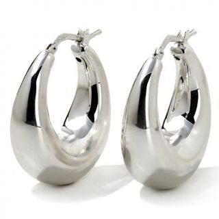 Sevilla Silver™ Graduated Hoop Earrings   7821642