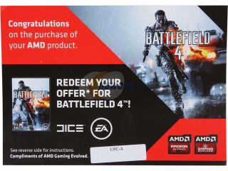 AMD Gift   Battlefield 4 Gam Voucher