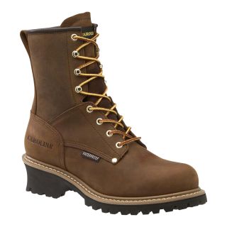 Carolina Waterproof Logger Boot — 8in., Size 10 1/2 Wide, Model# CA9821  Logger, Packer   Lacer Boots