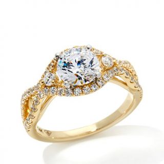 Absolute™ 2.06ct 3 Stone Infinity Frame 14K Gold Ring   7818075