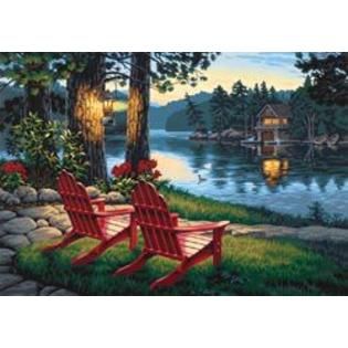 Dimensions Adirondack Large Paint By Numbe   Home   Crafts & Hobbies