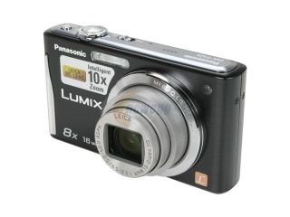 Panasonic LUMIX FH25 Black 16.1 MP 8X Optical Zoom 28mm Wide Angle Digital Camera