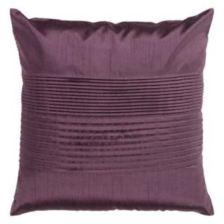 Surya Tracks Decorative Pillow   Plum