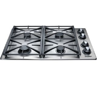 Dacor Renaissance 4 Burner Gas Cooktop (Stainless Steel) (Common: 30 in; Actual: 30 in)