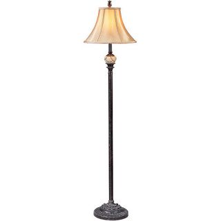 OK Lighting Floor Lamp, Antique Black