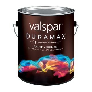 Valspar Duramax Duramax White Satin Latex Exterior Paint (Actual Net Contents: 128 fl oz)