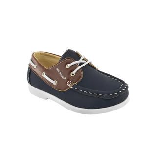 AKADEMIKS Boys Mick 02 Navy Boat Shoes   Clothing, Shoes & Jewelry