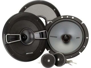 Kicker 41KSS674 6 3/4" 2 Way Component Speaker System (Black)