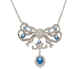 Smithsonian Simulated Cullinan Blue Diamond Necklace   J155590 —