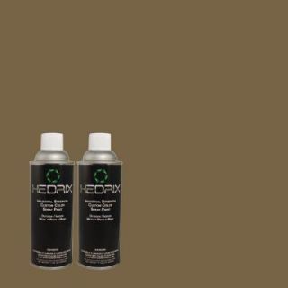 Hedrix 11 oz. Match of PPU8 25 Ivy Topiary Flat Custom Spray Paint (2 Pack) F02 PPU8 25