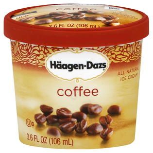 Haagen Dazs Ice Cream, Coffee, 3.6 fl oz (106 ml)