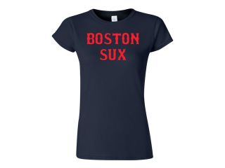 Junior Boston Sux Funny T Shirt Tee